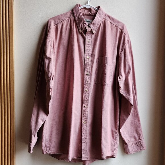 L.L. Bean Other - L.L. Bean Salmon Casual Button Down Shirt Size Large